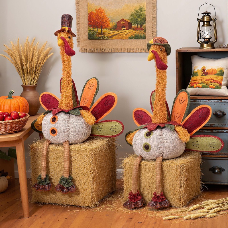 Home Textiles Turkey - Muñeco de pavo de Acción de