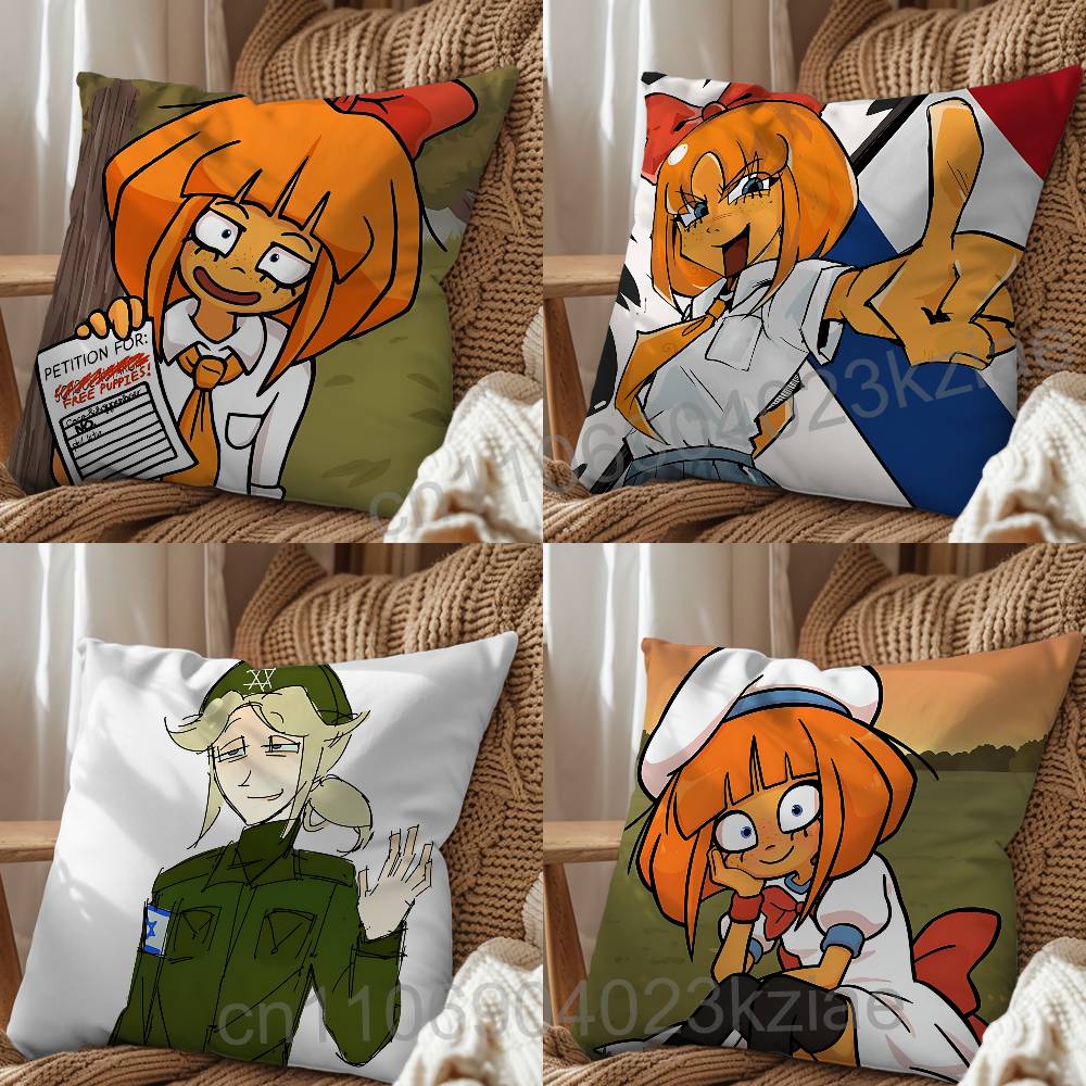 Home Textiles Today - Funda de almohada con personajes de