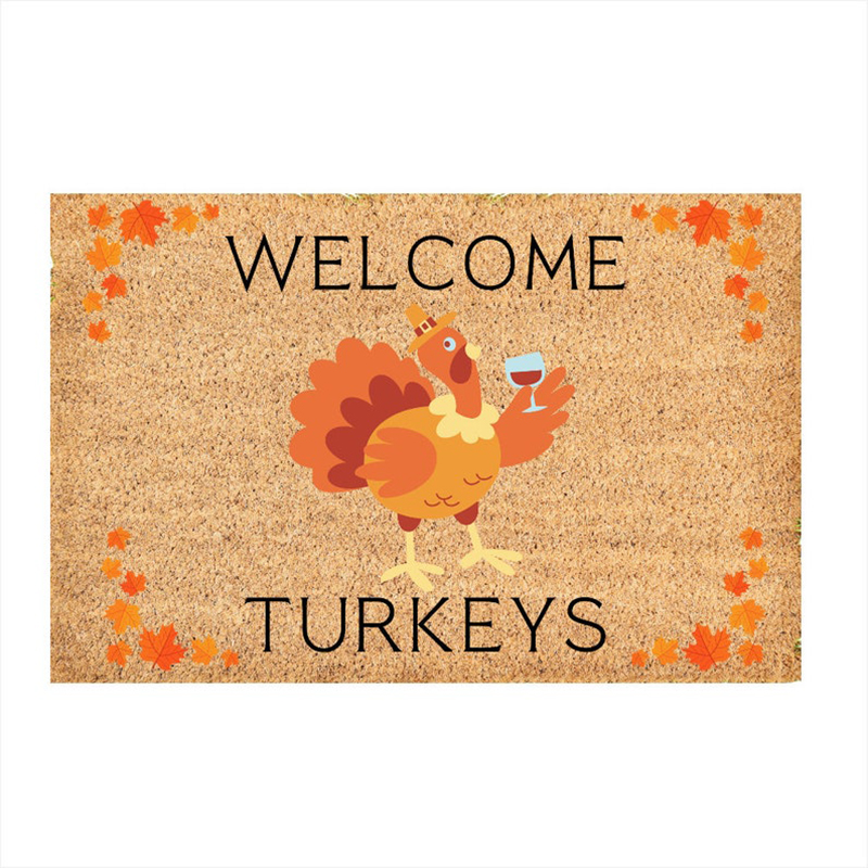 Home Textiles Turkey - Alfombra de bienvenida personalizada con diseño