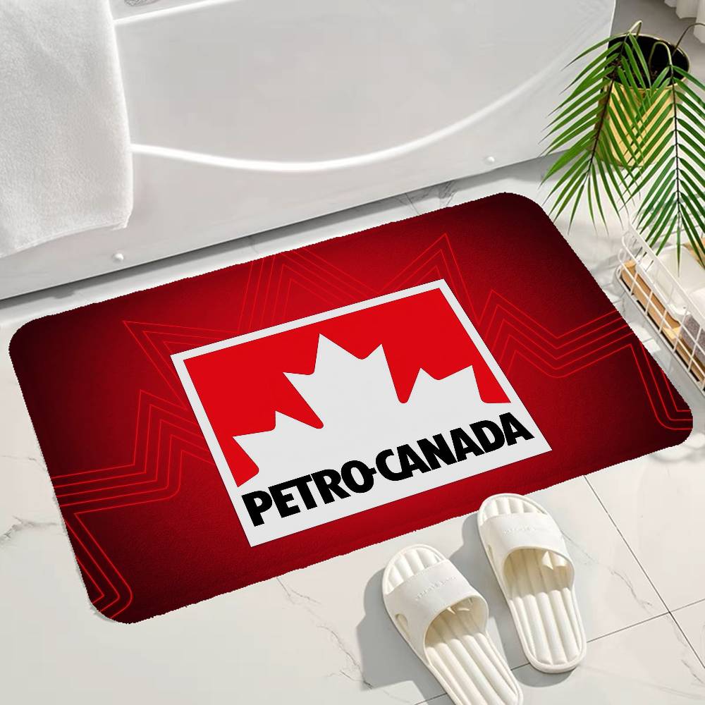 Home Textiles Canada - Alfombra rectangular con logotipo de Petro