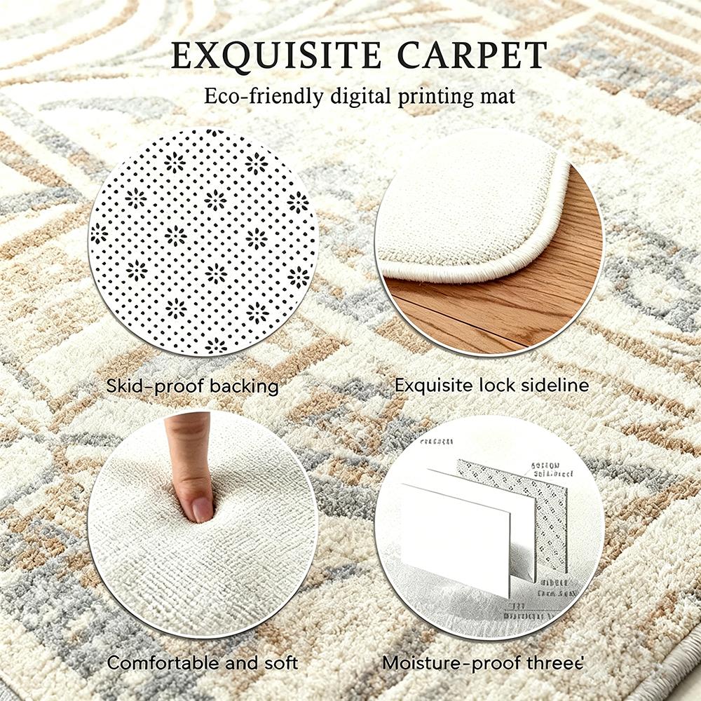 Alfombra para el suelo adecuad - Home Textiles Turkey reseña y precio