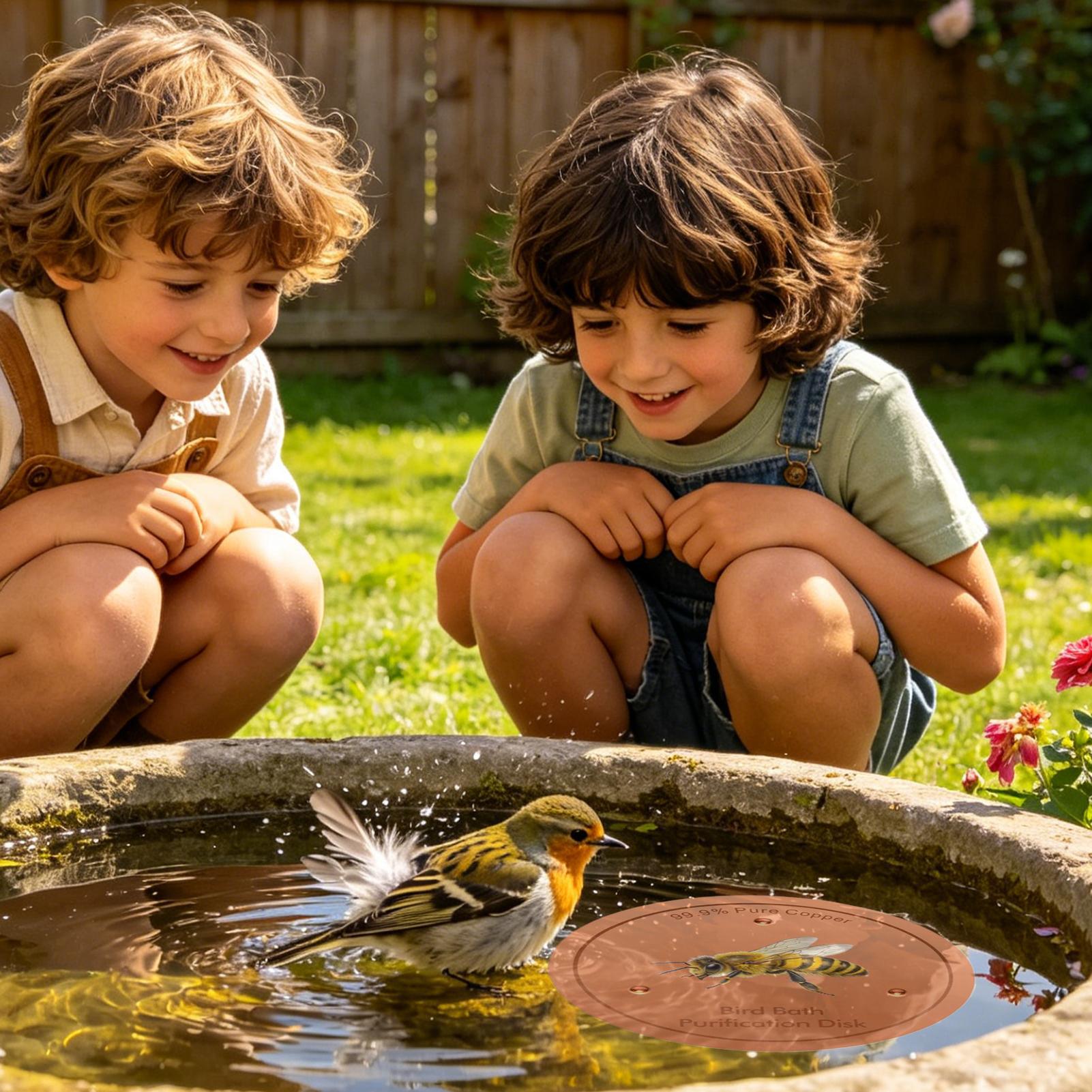 Disco de baño para pájaros con - P & C Home Textiles Usa reseña y precio