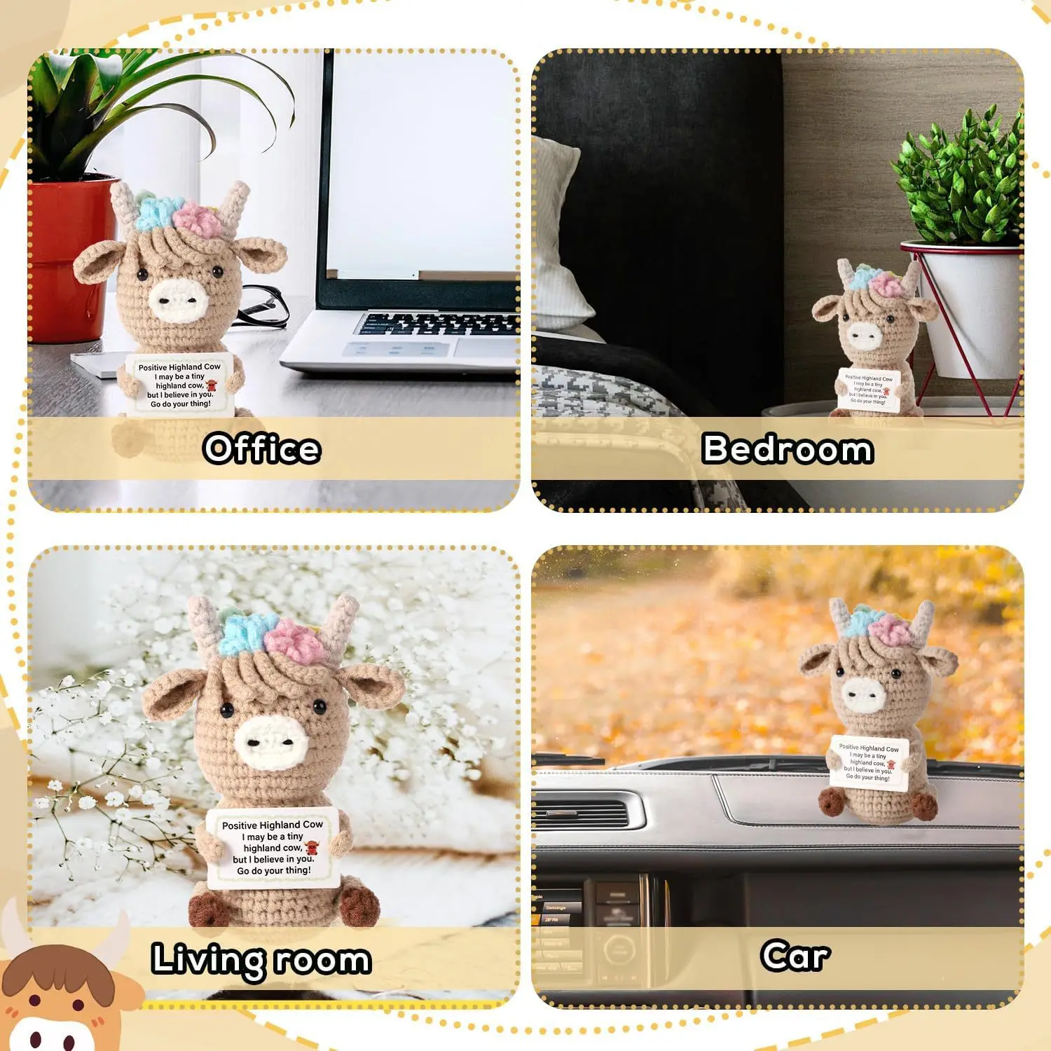 Muñeco de vaca emocional de ga - Home Textiles Today reseña y precio