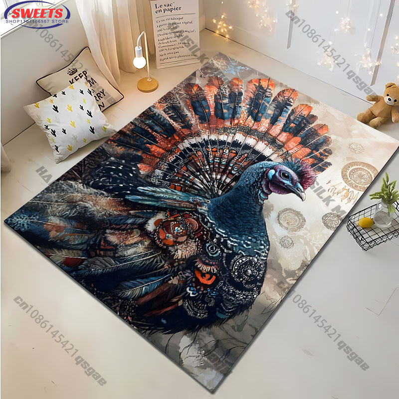 Alfombra Vibrante con Diseño d - Home Textiles Turkey reseña y precio