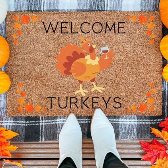 Alfombra de bienvenida persona - Home Textiles Turkey reseña y precio