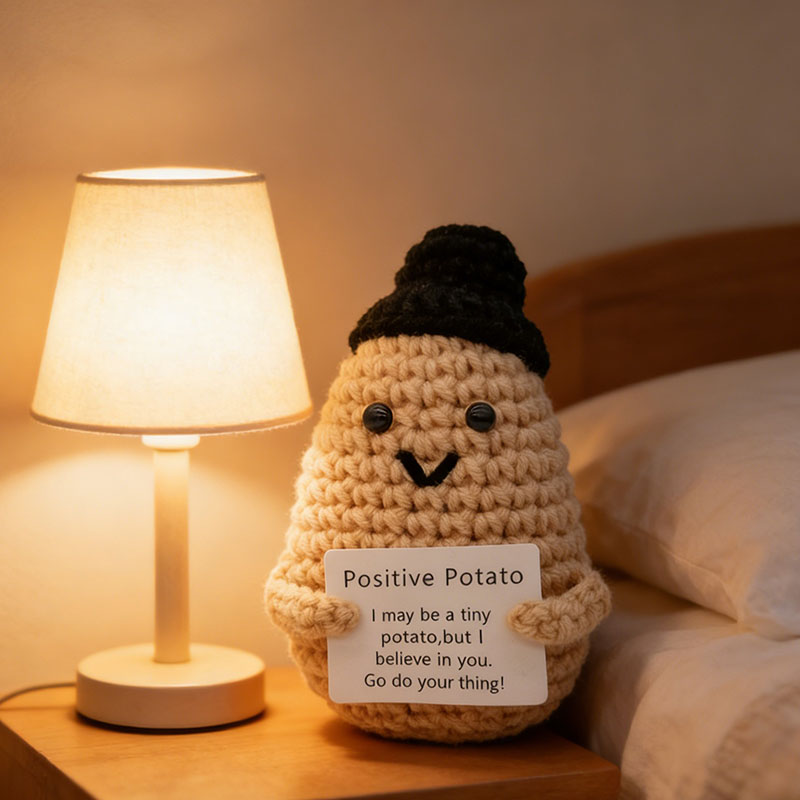 Muñeco de patata de ganchillo  - Home Textiles Today reseña y precio