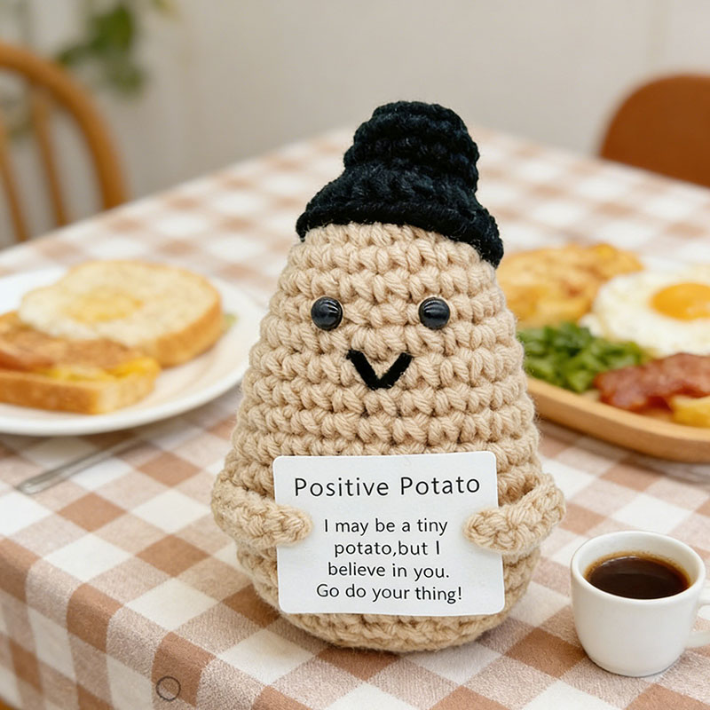 Muñeco de patata de ganchillo  - Home Textiles Today reseña y precio