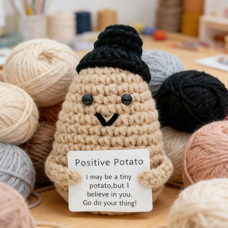 Muñeco de patata de ganchillo  - Home Textiles Today reseña y precio