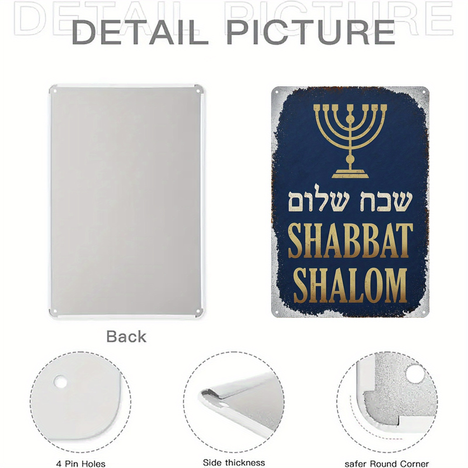 CIFBUY Placa de metal impermea - Home & Hotel Textiles Private Limited reseña y precio