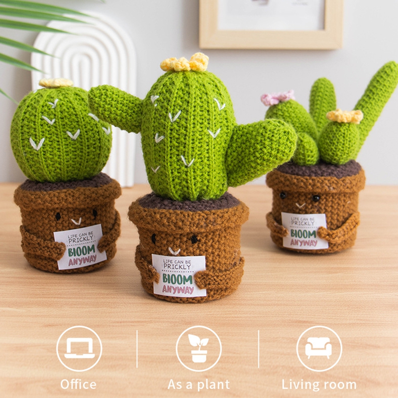 Cactus y Girasol de Ganchillo  - Home Textiles Today reseña y precio