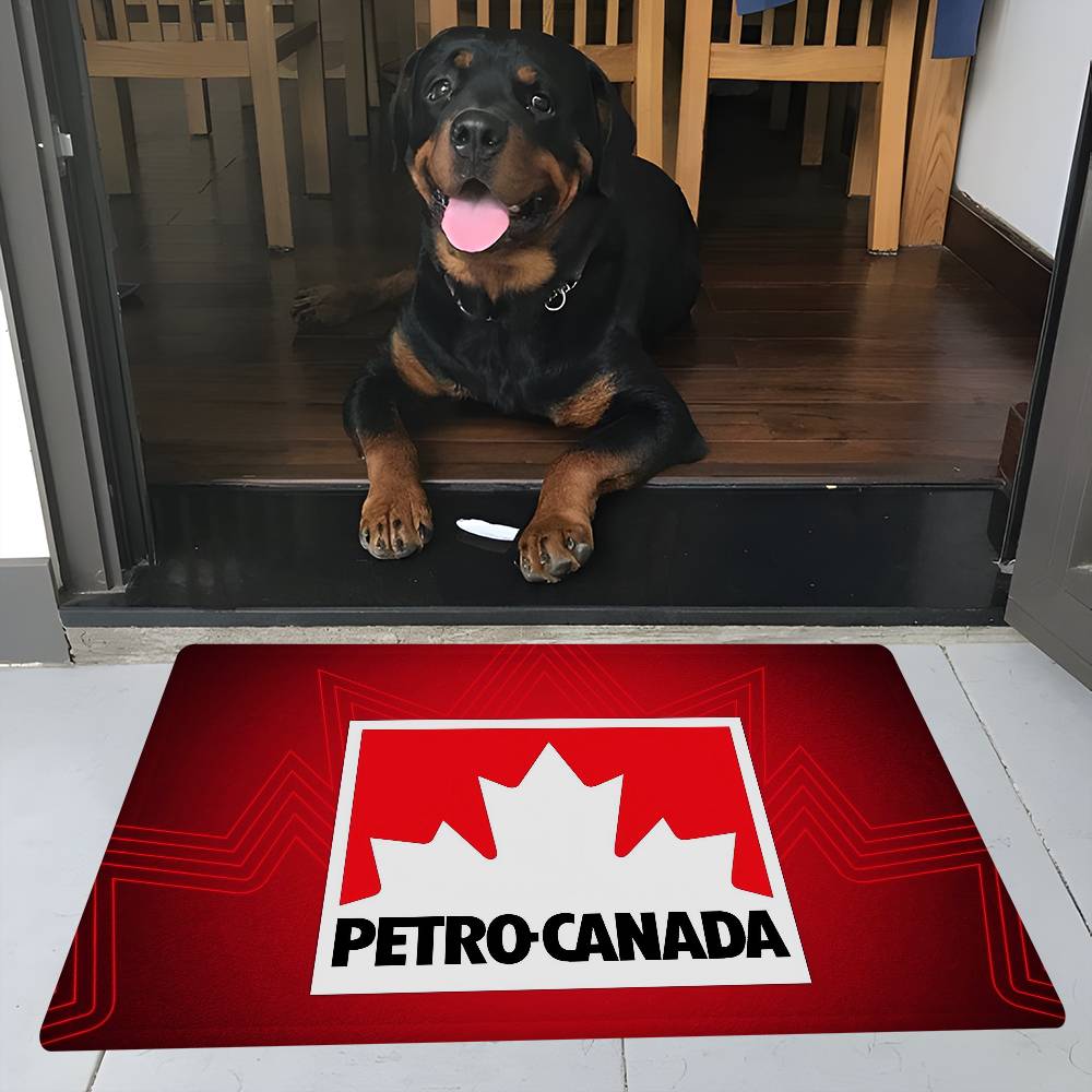 Alfombra rectangular con logot - Home Textiles Canada reseña y precio