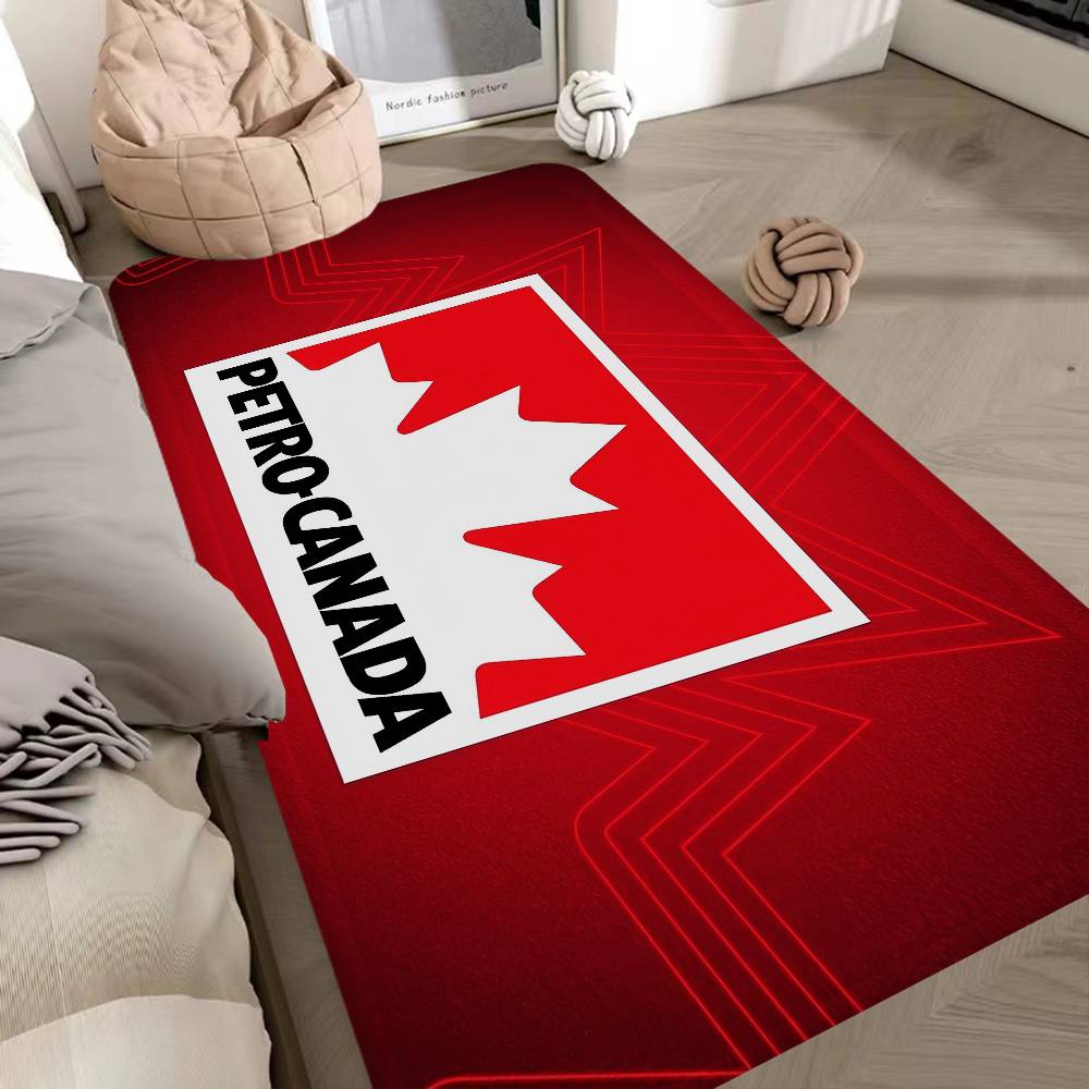 Alfombra rectangular con logot - Home Textiles Canada reseña y precio